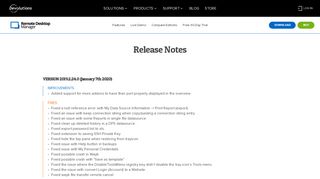 
                            12. Release Notes - Remote Desktop Manager
