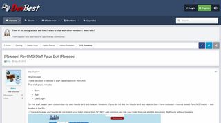 
                            10. [Release] RevCMS Staff Page Edit [Release] | DevBest.com ...