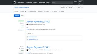 
                            9. Releases · Adyen/adyen-magento · GitHub