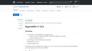 
                            5. Releases · hypriot/image-builder-rpi · GitHub