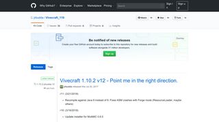 
                            5. Releases · jrbudda/Vivecraft_110 · GitHub