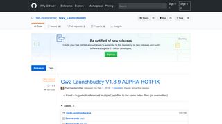 
                            6. Releases · TheCheatsrichter/Gw2_Launchbuddy · GitHub