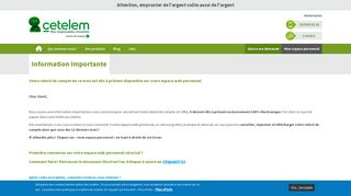 
                            3. Relevé compte électronique | Cetelem