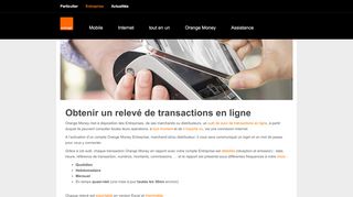 
                            2. Relevé de transactions - Orange Madagascar