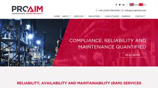 
                            5. Reliability, Availability, & Maintainability Services - ProAIM Ltd ...