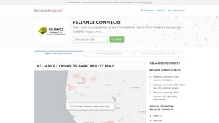 
                            5. Reliance Connects | Broadband Service Provider | BroadbandNow.com