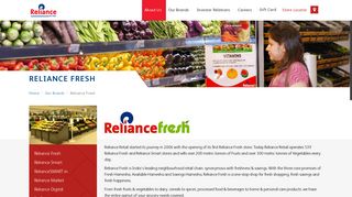 
                            4. Reliance Fresh - Reliance Retail