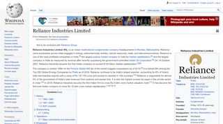 
                            13. Reliance Industries - Wikipedia