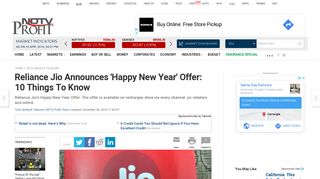 
                            6. Reliance Jio Happy New Year 2019 Offer: 100% Cashback On This ...