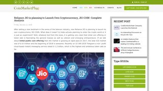 
                            8. Reliance Jio is Launching Its Own Cryptocurrency, Jio Coin ICO & Token