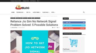 
                            10. Reliance Jio Sim No Network Signal Problem Solved, How to get Jio ...