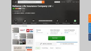 
                            9. Reliance Life Insurance Company Ltd - Insurance Companies in ...