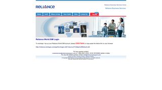 
                            2. Reliance World SIM – International Roaming ... - Reliance Passport