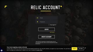 
                            1. RelicLink Account - Relic Entertainment
