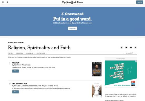 
                            12. Religion, Spirituality and Faith Books - Best Sellers - The ...