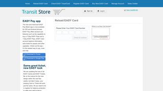 
                            13. Reload EASY Card - Welcome to the Miami-Dade County Transit Store