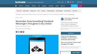 
                            8. Remember Draw Something? Facebook Messenger's first game is ...