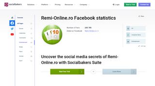 
                            13. Remi-Online.ro | Detailed statistics of Facebook page | Socialbakers