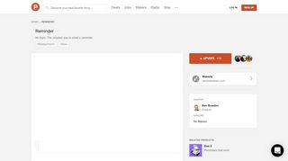 
                            8. Reminder - No login The simplest way to email a ... - Product Hunt