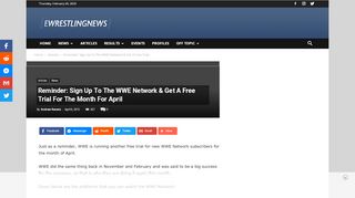 
                            7. Reminder: Sign Up To The WWE Network & Get A Free Trial For The ...