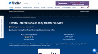 
                            11. Remitly money transfers review February 2019 | finder.com