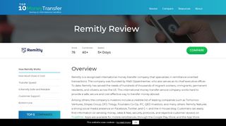 
                            12. Remitly Review - Compare International Money Transfer Services