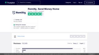 
                            9. Remitly, Send Money Home Reviews | Read Customer Service ...