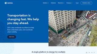 
                            5. Remix: The platform for designing your city's transportation future
