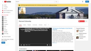 
                            5. Remnant Fellowship - YouTube