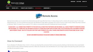 
                            13. Remote Access - Bramcote College