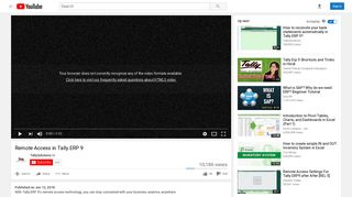 
                            7. Remote Access in Tally.ERP 9 - YouTube