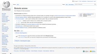 
                            11. Remote access - Wikipedia