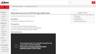 
                            2. Remote Access/Easy4IP Access Setup P2P - Dahua Wiki