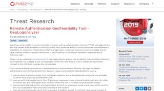 
                            8. Remote Authentication GeoFeasibility Tool - GeoLogonalyzer ...