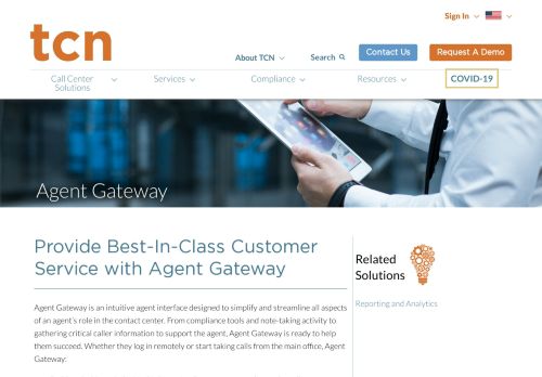 
                            3. Remote Call Center Login | Agent Gateway | TCN Inc.