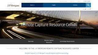 
                            11. Remote Capture Resource Center | J.P. Morgan