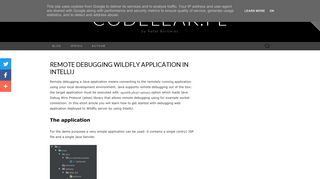 
                            9. Remote debugging Wildfly application in IntelliJ ~ Codeleak.pl