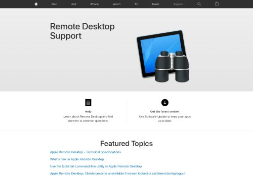 
                            6. Remote Desktop - Apple（日本）