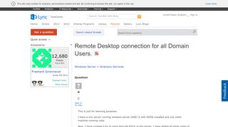
                            4. Remote Desktop connection for all Domain Users. - Microsoft