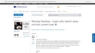 
                            4. Remote Desktop - Login with /admin does not kick current user ...