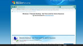 
                            1. Remote Desktop - Set Time Limit for Active Sessions - Windows 7 ...