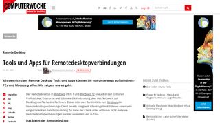 
                            7. Remote Desktop: Tools und Apps für Remotedesktopverbindungen ...