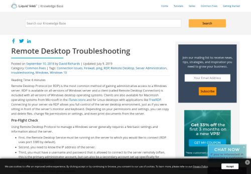 
                            13. Remote Desktop Troubleshooting | Liquid Web Knowledge Base