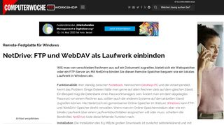 
                            8. Remote-Festplatte für Windows: NetDrive: FTP und WebDAV als ...
