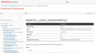 
                            1. REMOTE_LOGIN_PASSWORDFILE - Oracle Docs