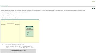 
                            12. Remote Login - Tally Education