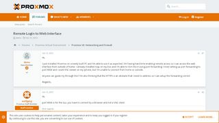 
                            1. Remote Login to Web Interface | Proxmox Support Forum