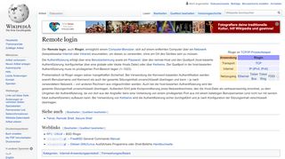 
                            1. Remote login – Wikipedia