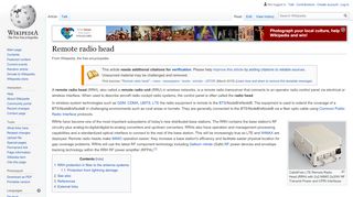 
                            12. Remote radio head - Wikipedia