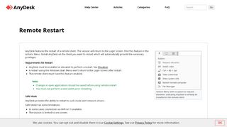 
                            11. Remote Restart - AnyDesk Help Center